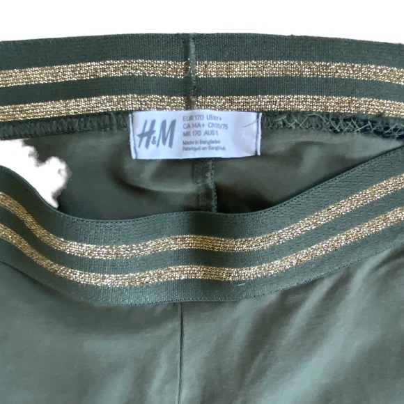 H&M Olive Leggings - Girls 14 Years Old - Picture 3 of 3